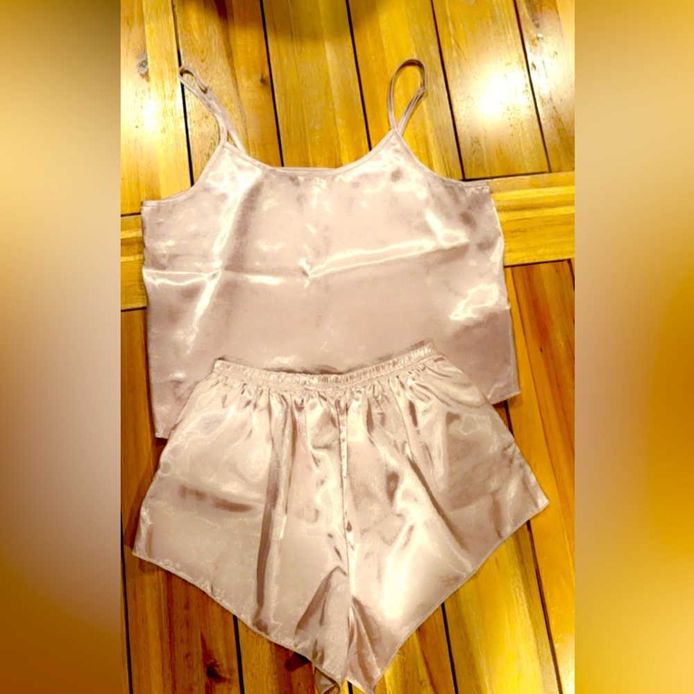 Pink Satin PJ’s - Picture 2 of 3